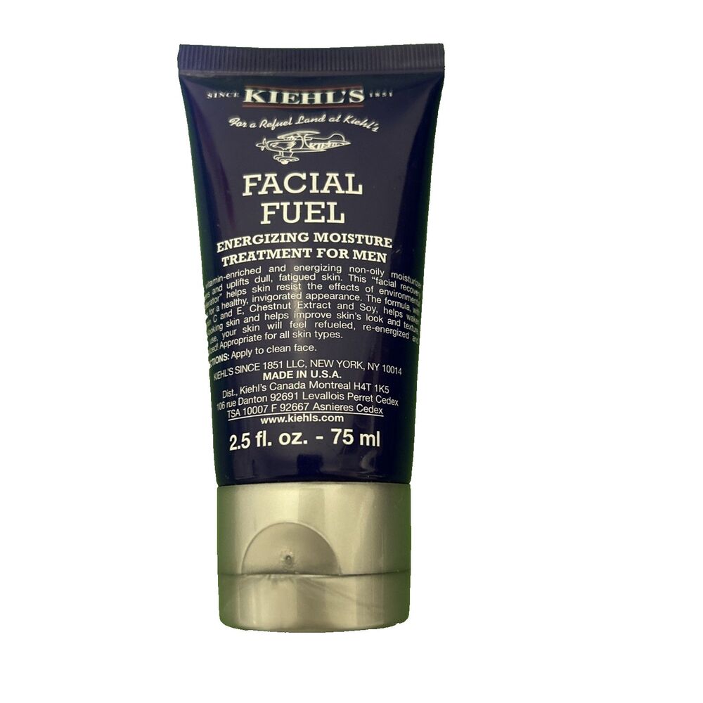Kiehl's Facial Fuel Energizing Moisturizer For Men 2.5 oz / 75 ml New SEALED